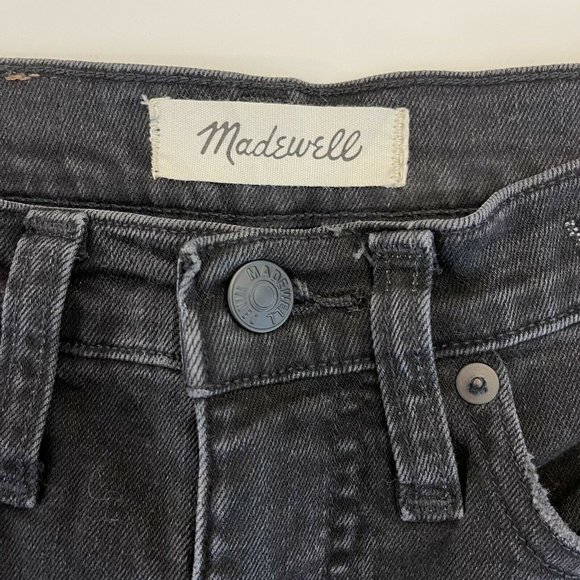 Madewell Mom Jeans Size 24 High Rise Black - Picture 9 of 12